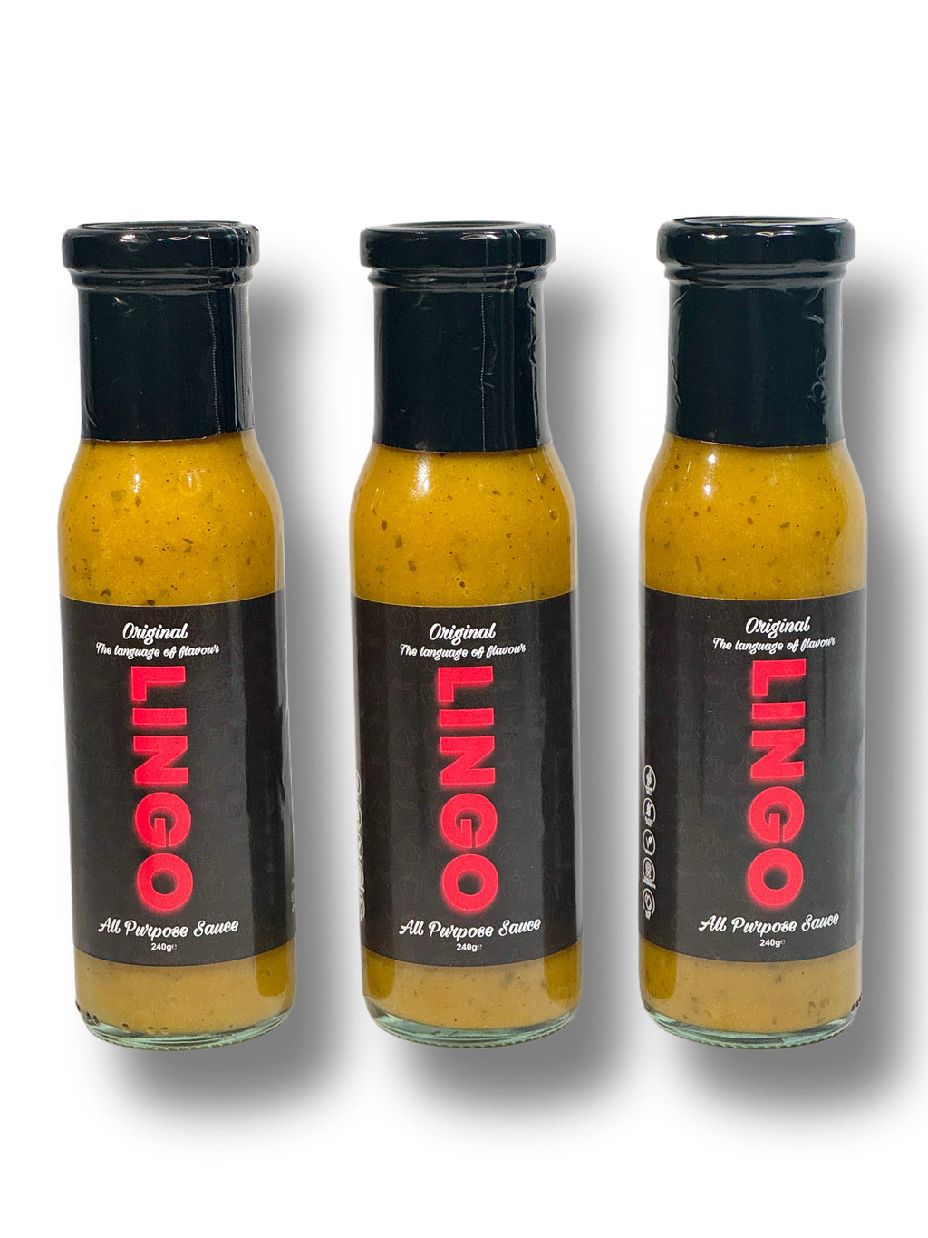 LINGO Original All Purpose Sauce 240g (x3)